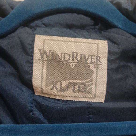 Wind River Outfitters Hoodie Jacket Men's Size XL Blue Full Zip Pockets - Picture 9 of 16